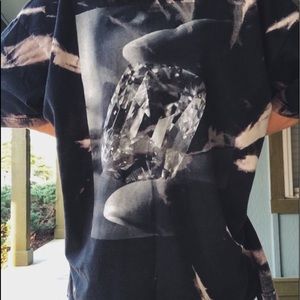 Hand dyed Diamond t-shirt